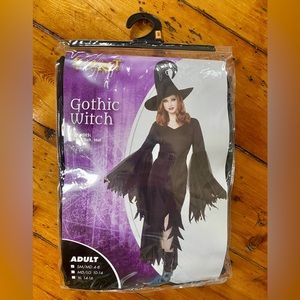 Spirit Gothic Witch Halloween costume. Adult SM/MD 4-8. New!